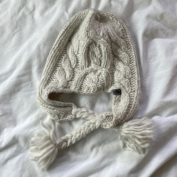 North Face Beanie with Tassels - Picture 1 of 3